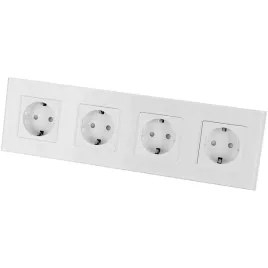 gniazdo-poczworne-schuko-szklane-biale-ramka-poczworna-i-4-x-gniazdko-miuun