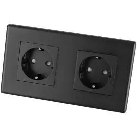 gniazdo-podwojne-schuko-czarne-zestaw-ramka-podwojna-2-x-gniazdko-miuun-leo