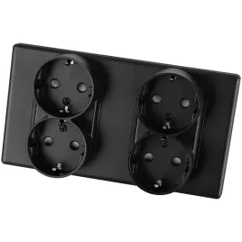 gniazdo-poczworne-schuko-czarne-ramka-podwojna-i-2-x-gniazdko-miuun-leo