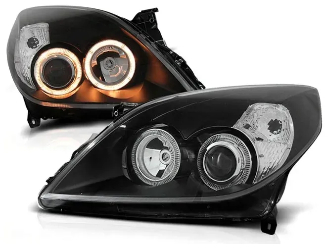 LAMPY OPEL VECTRA C SIGNUM 05-08R RINGI BLACK DEPO SUPER EFEKT!