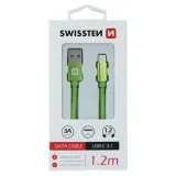 2-x-kabel-swissten-textile-usb-usb-c-3a-12m-black-stan-nowy-dlugosc-przewodu-1-2-m