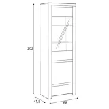 witryna-mebelbos-vigo-68x202-cm-1-szuflada-przeszklona-bialy-polysk-kolekcja-vigo