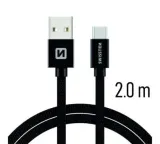 2-x-kabel-swissten-textile-usb-usb-c-3a-2m-black-stan-nowy-kolor-czarny