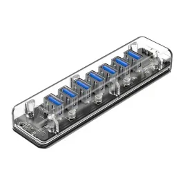 2-x-hub-usb-3-0-7-porty-aktywny-orico-f7u-u3-cr-bp