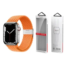 2-x-yesido-wb23-pleciony-pasek-38-40-41-orange-pomaranczowy