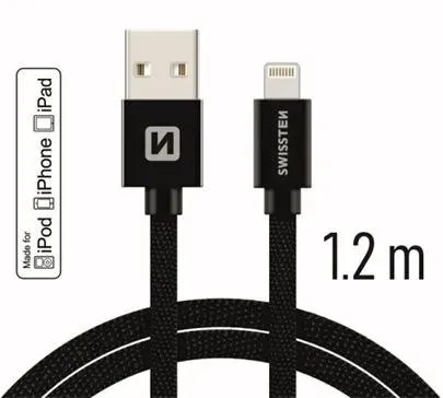 2-x-kabel-swissten-textile-12m-mfi-black-usb-lightning-stan-nowy-dlugosc-przewodu-1-2-m