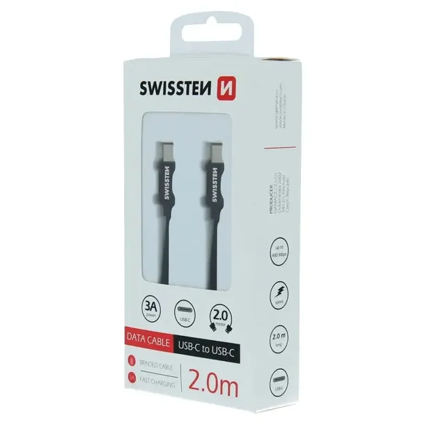 2-x-kabel-swissten-textile-usb-c-usb-c-3a-2m-black-zlacza-usb-typ-c-usb-typ-c