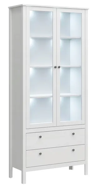 witryna-stojaca-mebelbos-ole-90-cm-2-drzwiowa-2-szuflady-biala-matowa-typ-stojaca