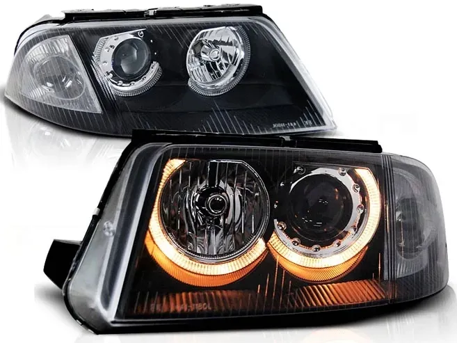 LAMPY VW PASSAT B5 FL 3BG 01-04R RINGI DEPO BLACK SUPER EFEKT!!