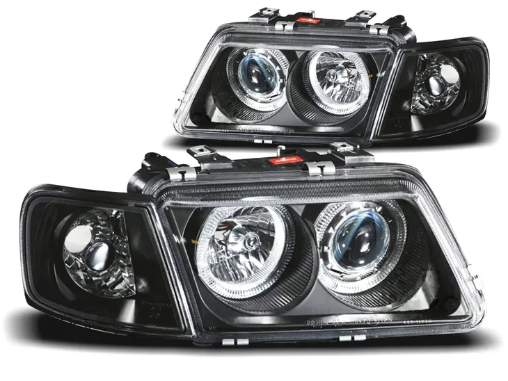 LAMPY AUDI A3 8L 96-00R ANGEL EYES RINGI DEPO BLK