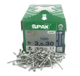 2-x-wkret-do-drewna-ocynk-bialy-1000-szt-3-5-30mm-spax