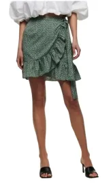 only-spodnica-zielona-na-lato-casual-mini-wzor-xs-jsp