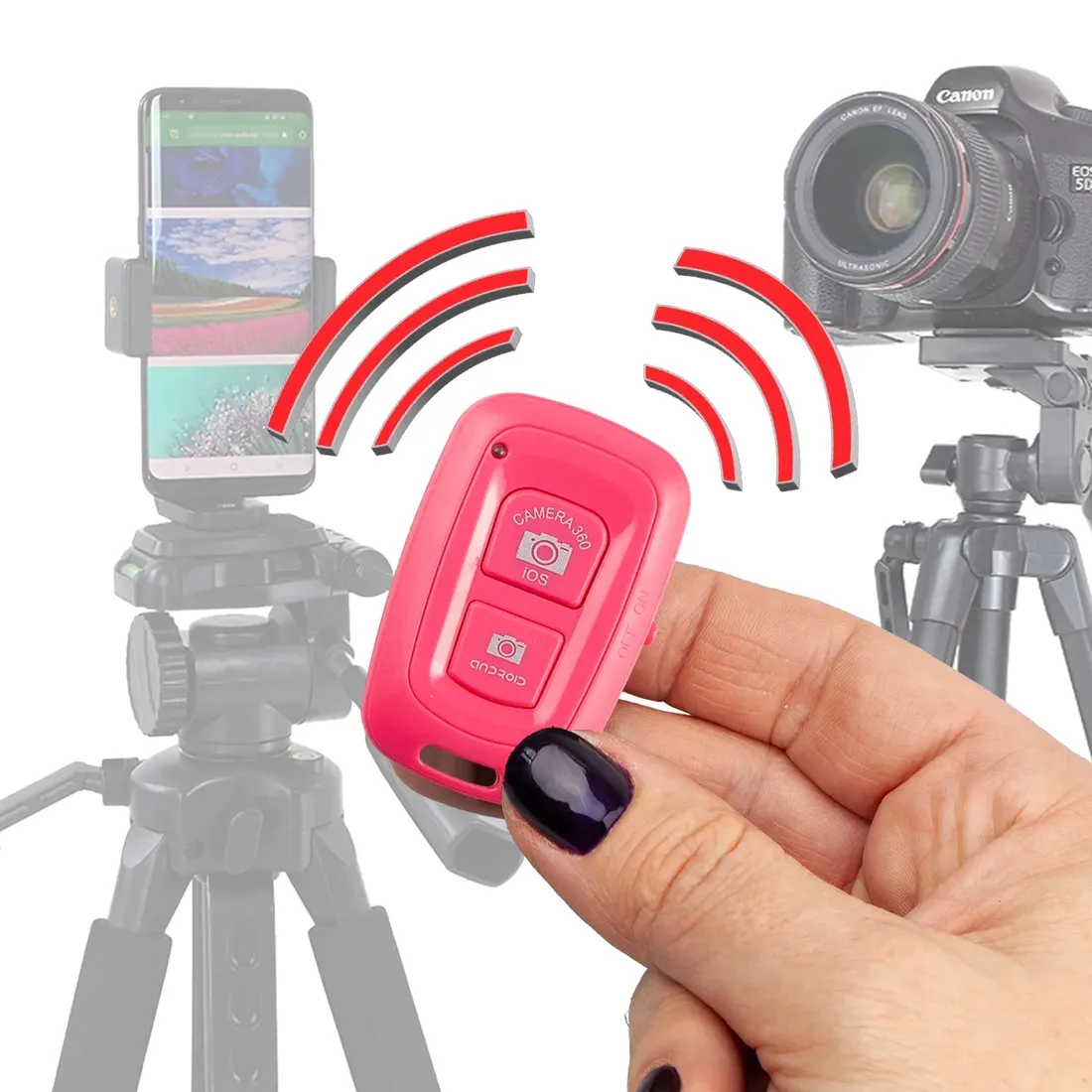 pilot-bezprzewodowy-bluetooth-rozowy-stan-nowy