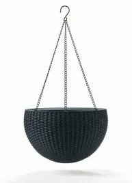 2-x-doniczka-wiszaca-hanging-sphere-planter-rattan-8-6l-grafit-229545-keter