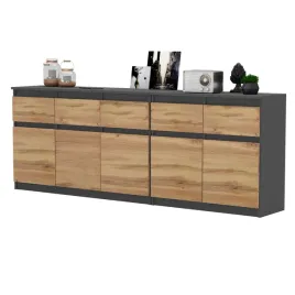 komoda-antracyt-wotan-5-szuflad-5-drzwi-duza-komoda-200-cm-zestaw-do-salonu