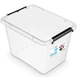 2-x-pojemnik-z-pokrywka-do-przechowywania-box-19l-przezroczysty-29x39x26cm