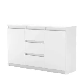 Zdjęcie produktu Komoda BIALA z szufladami Duza Szafka bezuchwytowa AGA 120cm do Sypialni