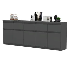 komoda-antracyt-5-szuflad-5-drzwi-duza-komoda-200-cm-zestaw-do-salonu