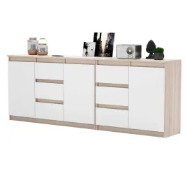 komoda-sonoma-bialy-200-cm-duza-komoda-6-szuflad-3-drzwi-zestaw-meblowy