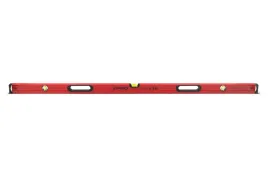 2-x-poziomnica-pro800-malowana-czerwona-z-uchwytami-150-cm-pro