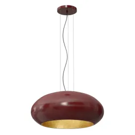 luminex-compo-lampa-wiszaca-o70cm-e27-15w-burgundowa-zlote-wnetrze