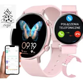 2-x-damski-smartwatch-rubicon-rozmowy-sms-ekg-puls-rozowy-smart-watch-pro