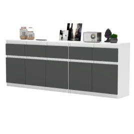 komoda-bialy-antracyt-5-szuflad-5-drzwi-duza-komoda-200-cm-zestaw-do-salonu