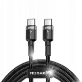 2-x-feegar-kabel-usb-c-typ-c-100w-pd-quick-charge-3-0-stan-nowy-kolor-czarny