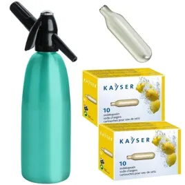 2-x-syfon-saturator-do-wody-sodowej-gazowanej-soda-maker-1l-20szt-nabojow