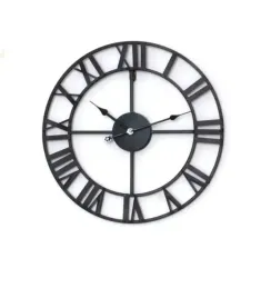 2-x-zegar-scienny-metalowy-vintage-shabby-loft-czarny