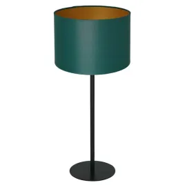 luminex-lampa-stolowa-arden-czarna-56cm-zielony-abazur-zlote-wnetrze