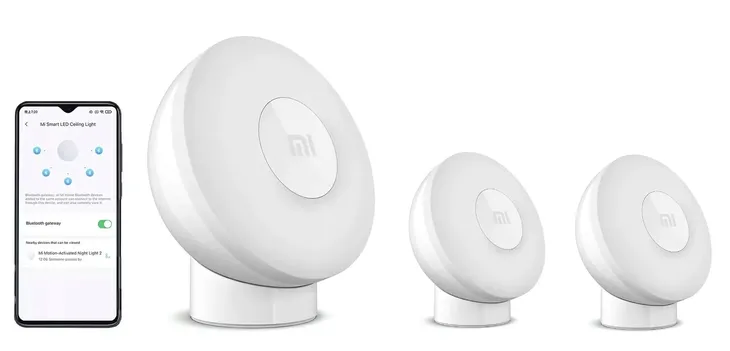 2-x-xiaomi-mi-motion-activated-night-light-2-bluetooth-wysokosc-produktu-62-cm
