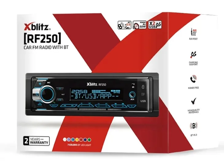 2-x-xblitz-rf250-radio-samochodowe-bluetooth-5-0-komunikacja-bluetooth