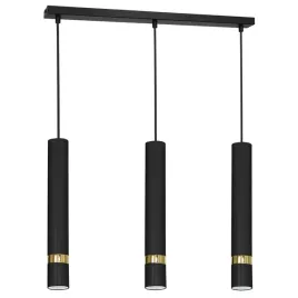 luminex-lampa-wiszaca-reno-3-tuby-wiszace-gu10-czarny-zloty-60cm