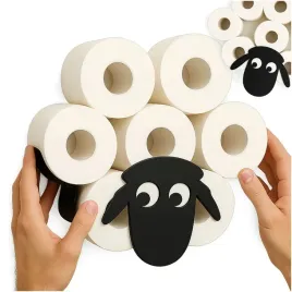 polka-na-papier-toaletowy-baran-owca-do-wc-lazienki-uchwyt-czarny-wiszaca