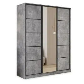 szafa-przesuwna-pina-160-cm-lustro-szuflady-polki-trzydrzwiowa-beton-jasny