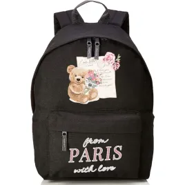 plecak-czarny-mlodziezowe-szkolne-modne-teddy-bears-from-paris-with-love