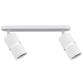 lampa-scienno-sufitowa-bamboo-2xgu10-biala-ruchoma-polux