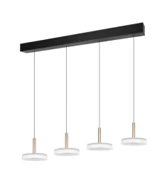 lampa-wiszaca-led-7w-celeste-trio-4-szklane-klosze-brazowa-regulowana