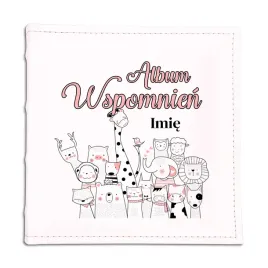 album-bialy-skorzany-prezent-na-urodziny-roczek-album-wspomnien-imie-zoo