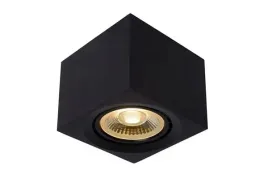 lucide-fedler-lampa-1x12w-gu10-2200k-3000k-czarny-reflektor-ip20