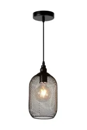 lucide-lampa-wiszaca-mesh-e27-60w-czarna-metalowa-industrialna