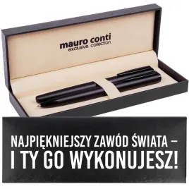 zestaw-pismienniczy-czarny-najpiekniejszy-zawod-swiata-dla-nauczyciela