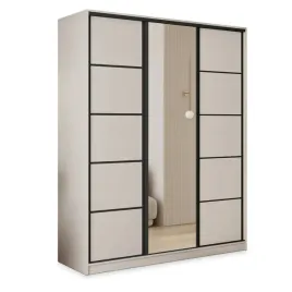 szafa-przesuwna-pina-160-cm-z-lustrem-szuflady-polki-trzydrzwiowa-kaszmir