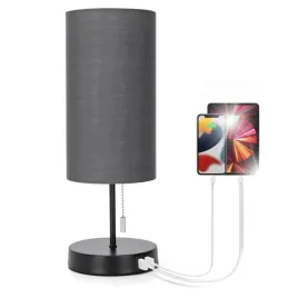 metalowa-lampka-nocna-stolowa-e27-2x-ladowarka-usb