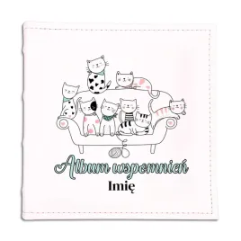 album-bialy-skorzany-prezent-urodziny-dziecka-album-wspomnien-imie-kotki