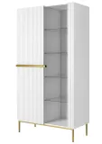 witryna-gablota-do-salonu-jadalni-nicole-przeszklona-wysoka-regal-biala-wysokosc-mebla-200-cm