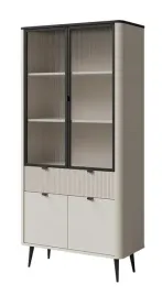 witryna-90-191-40-cm-polki-szuflady-kaszmir-szary-kamien