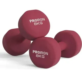proiron-hantle-neoprenowe-2-x-8-kg-wygoda-sila-i-styl-czerwone