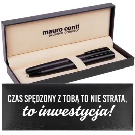 zestaw-pismienniczy-czarny-czas-z-toba-to-inwestycja-na-prezent-nauczyciela